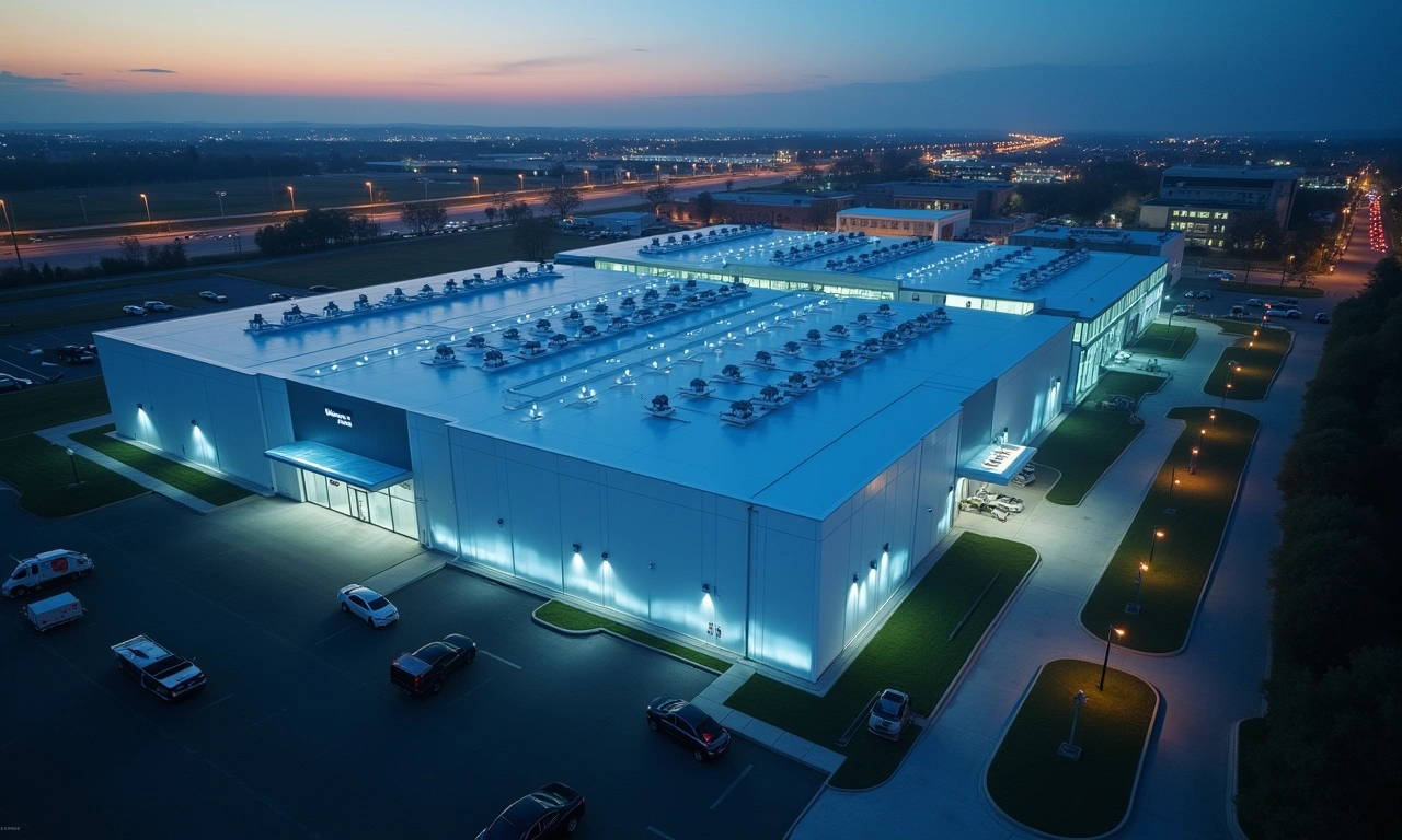 BlueOval SK battery cell production facility in Glendale, Kentucky