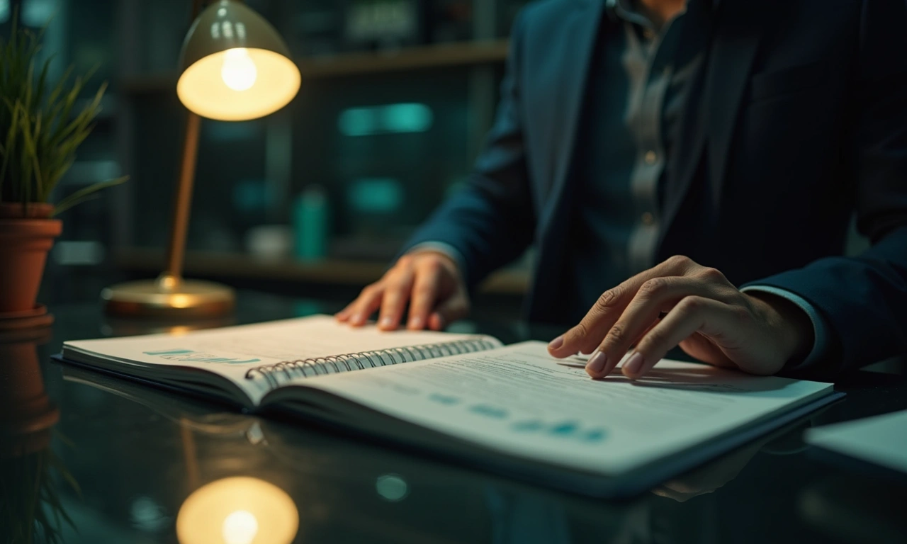 Manufacturer reviewing reshoring ROI model on financial dashboard